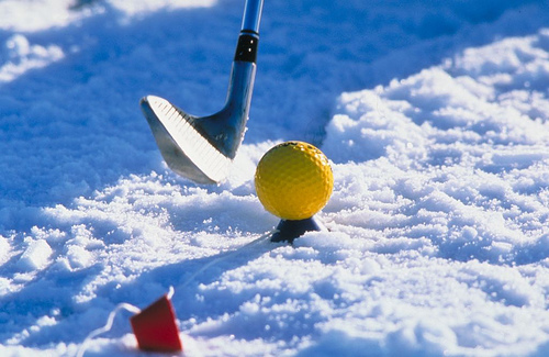 Snow Golf!